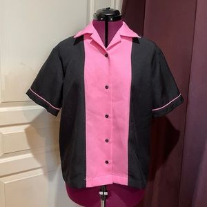 Bowling Shirt - BeRetro Custom Pink and Black